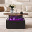 Solid Round Coffee Table with Two Drawers-361230759