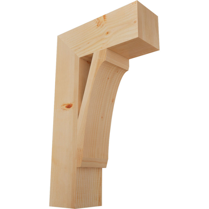 Support en bois rustique Legacy Block, Sapin de Douglas, Lisse, H 30 po x l 5,5 po x P 18 po