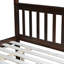 Lit superposé détachable en bois d'hévéa avec lit gigogne facile à glisser-2008523395