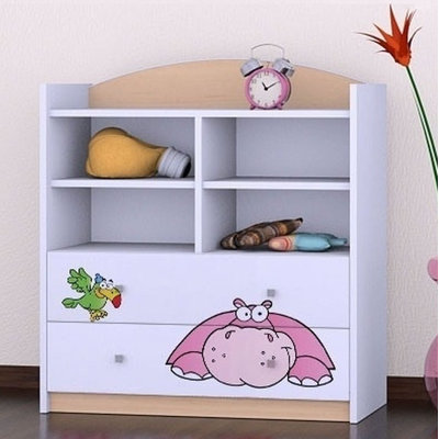 Annalise 96cm H X 86cm W Animals Kids Cube