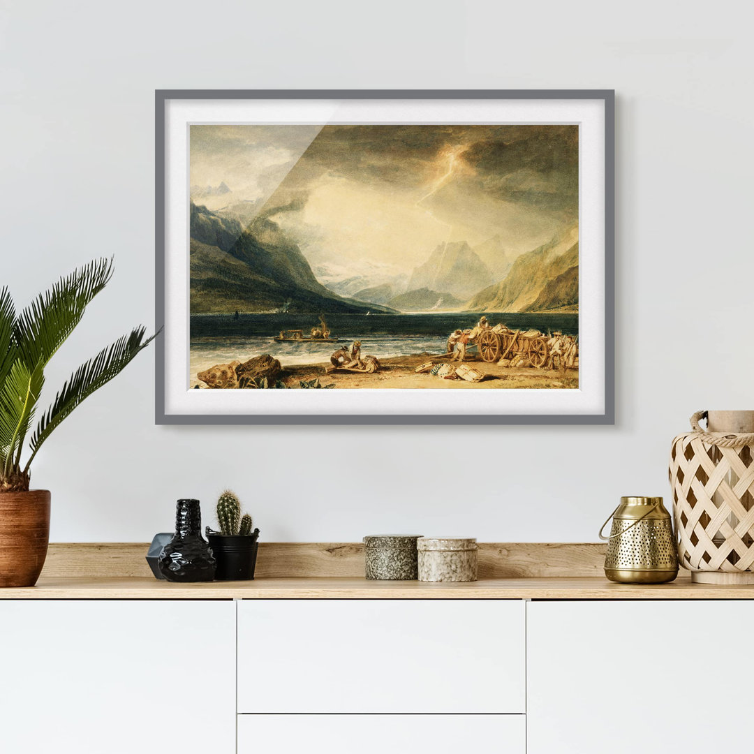 Gerahmtes Poster Thunersee von William Turner