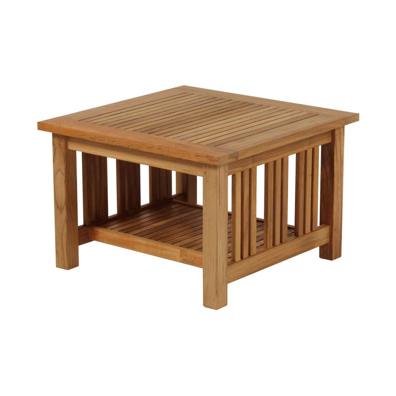 Mission Outdoor Square Teak Coffee Table