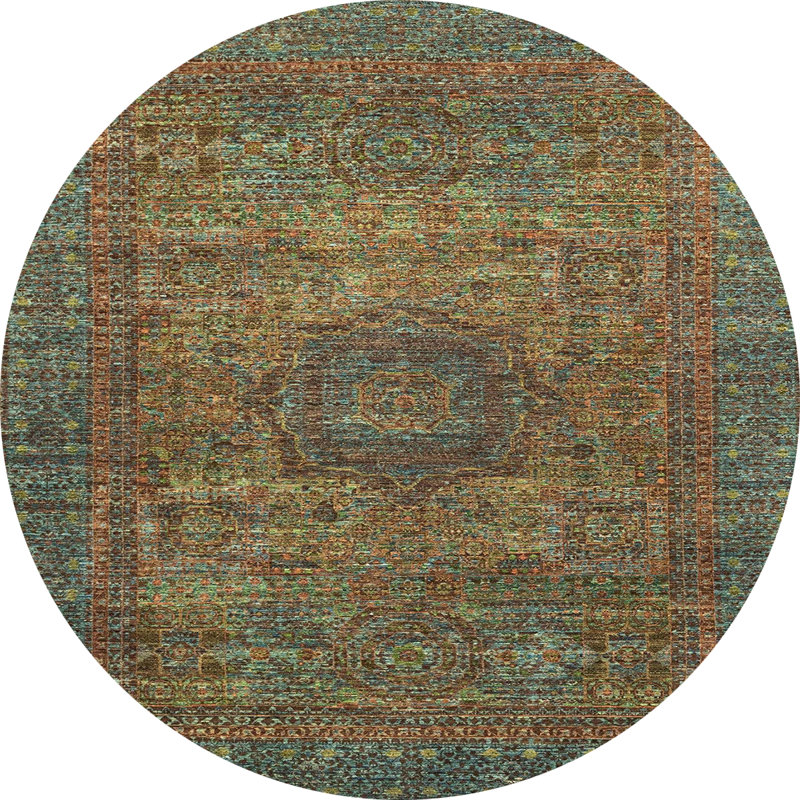 Oriental Indoor Rug, Round 6'