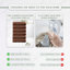 Ensemble de serviettes de salle de bain 100% coton 100% coton zéro torsion Robbs Home Weavers 500GSM, 16 po x 24 po (6) (6 serviettes à main), chocolat-130204313-130204324