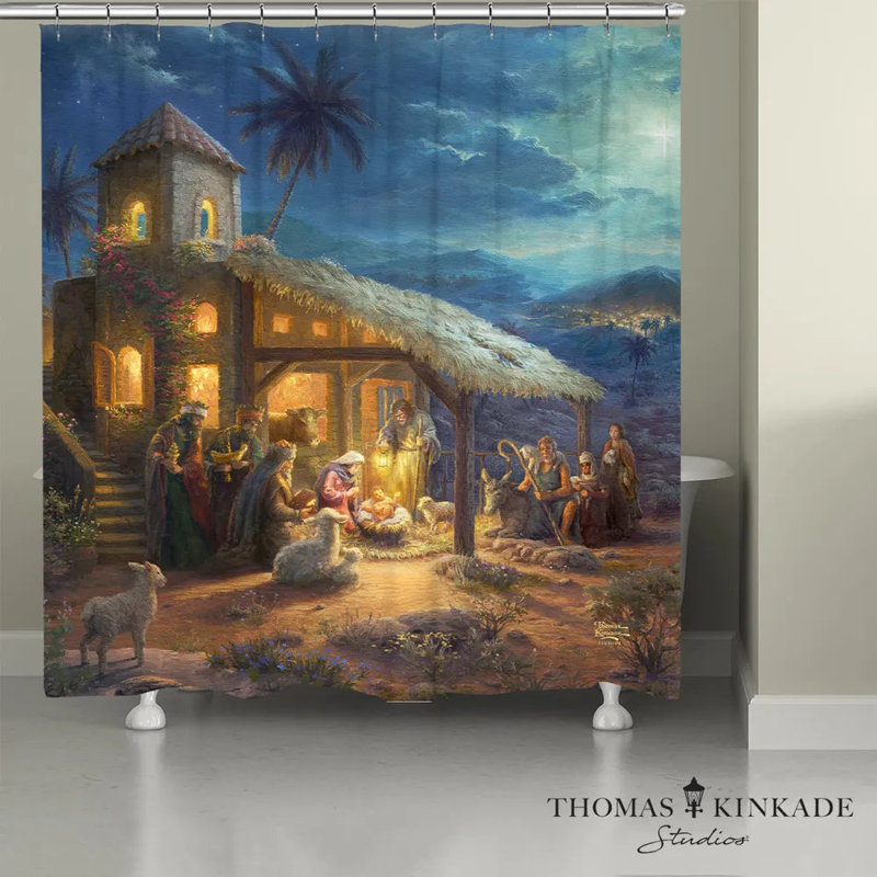 Rideau de douche Thomas Kinkade