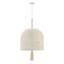 Lunara 3-Light Pendant in Cotton by Breegan Jane-697312008-697312009