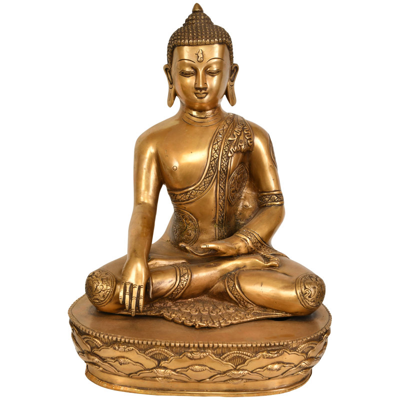 Statue bouddha 15 po Bouddha Mara-Vijay Mudra