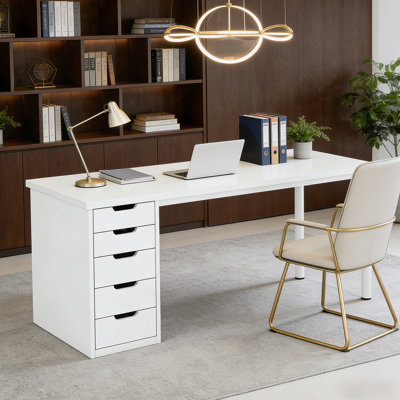 Bureau d'ordinateur classique, bureau d'écriture, table d'étude