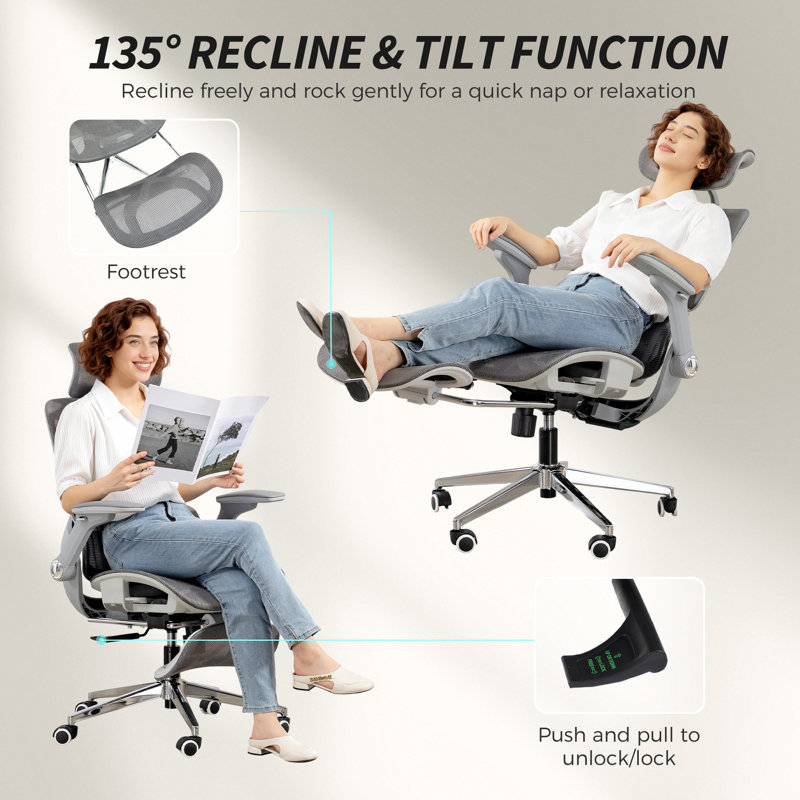 Office Chair, Grey