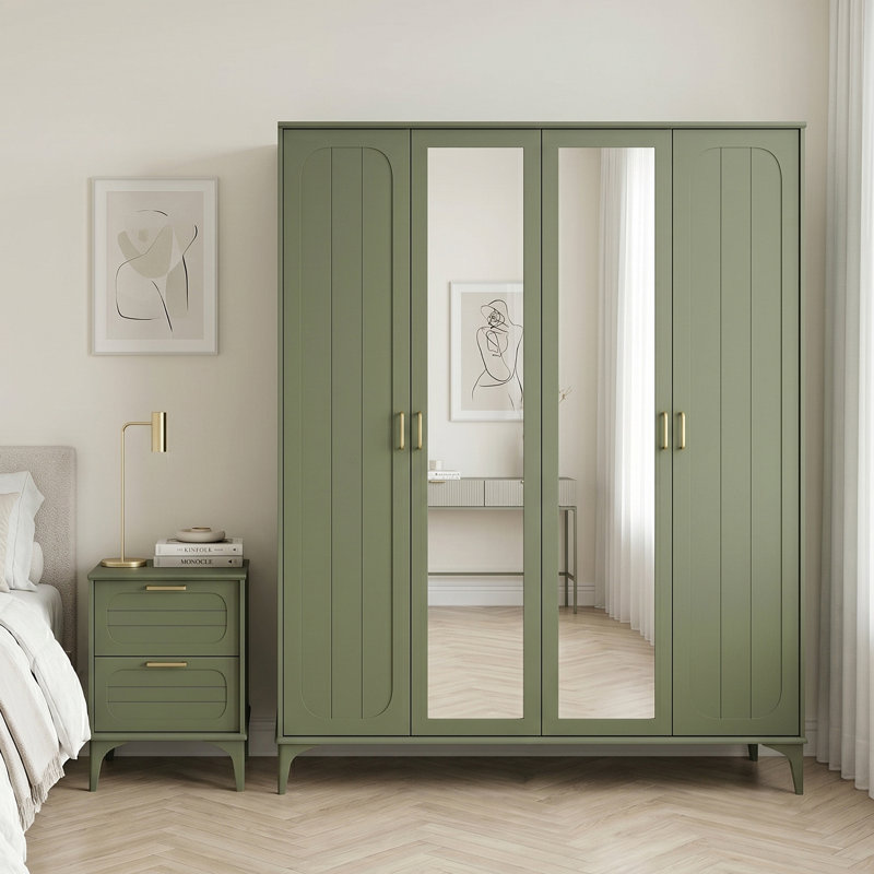 Harrington Mirage Bedroom Pair Set, Kale Green