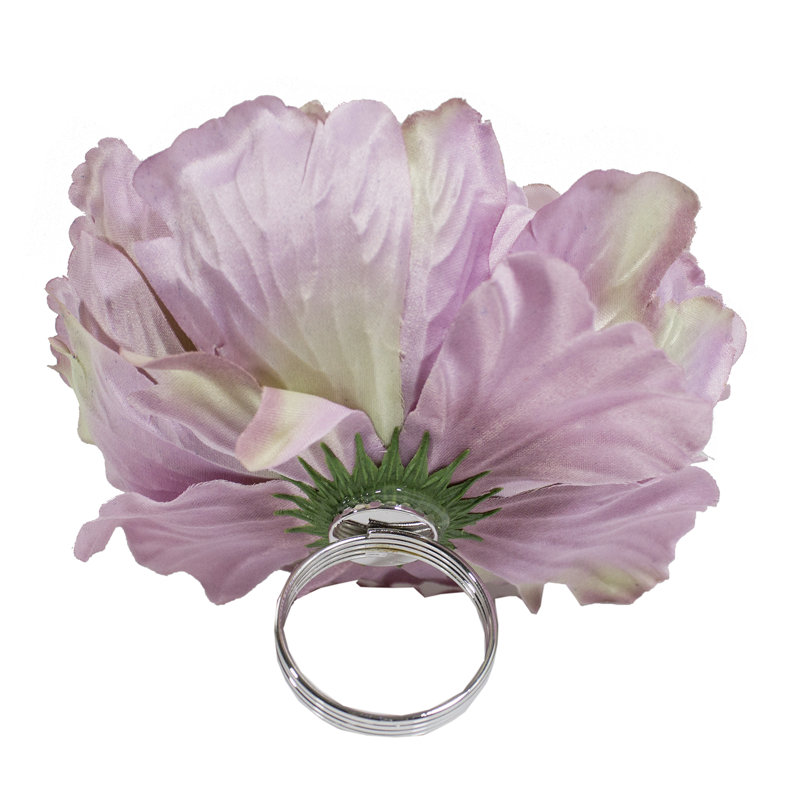 Linen Napkin Ring, Pink 