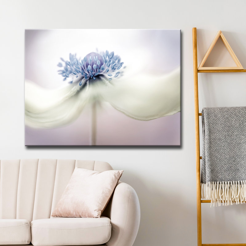 « anemone », impression sur toile, H 12 po x l 16 po x P 1,5 po