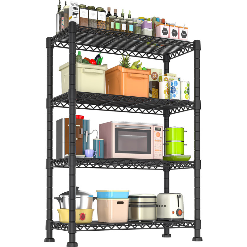 Support à 4 niveaux réglable en acier robuste à 4 niveaux 36 po x 14 po