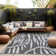 Aldo Floral Gray/White Indoor/Outdoor Rug