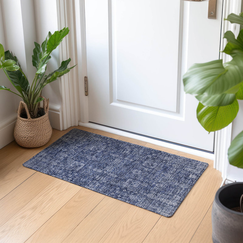 Tapis intérieur / extérieur Ivalda, Rectangle 1 pi 8 po x 2 pi 6 po