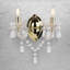 Xan Plastic Candle Wall Light-27315647