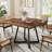31.5" Industrial Square Dining Table, Small Kitchen Table for 4-1775011773-1777821451