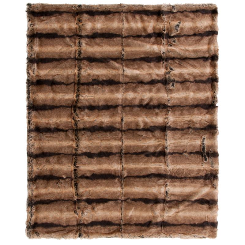Hand Woven Throw Blanket, 60" x 50"