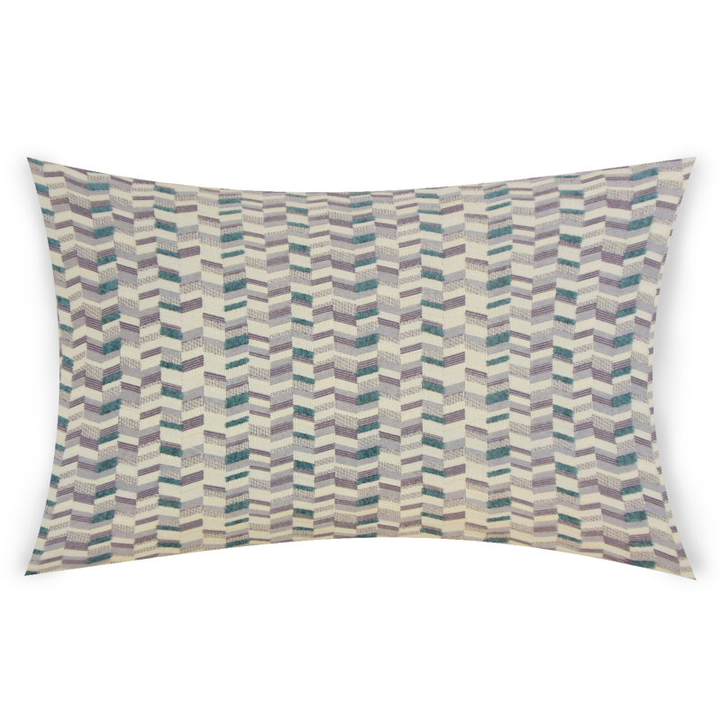Ahmad Chevron Reversible Throw Pillow