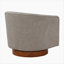 Chaise pivotante en tissu et bois-54910489