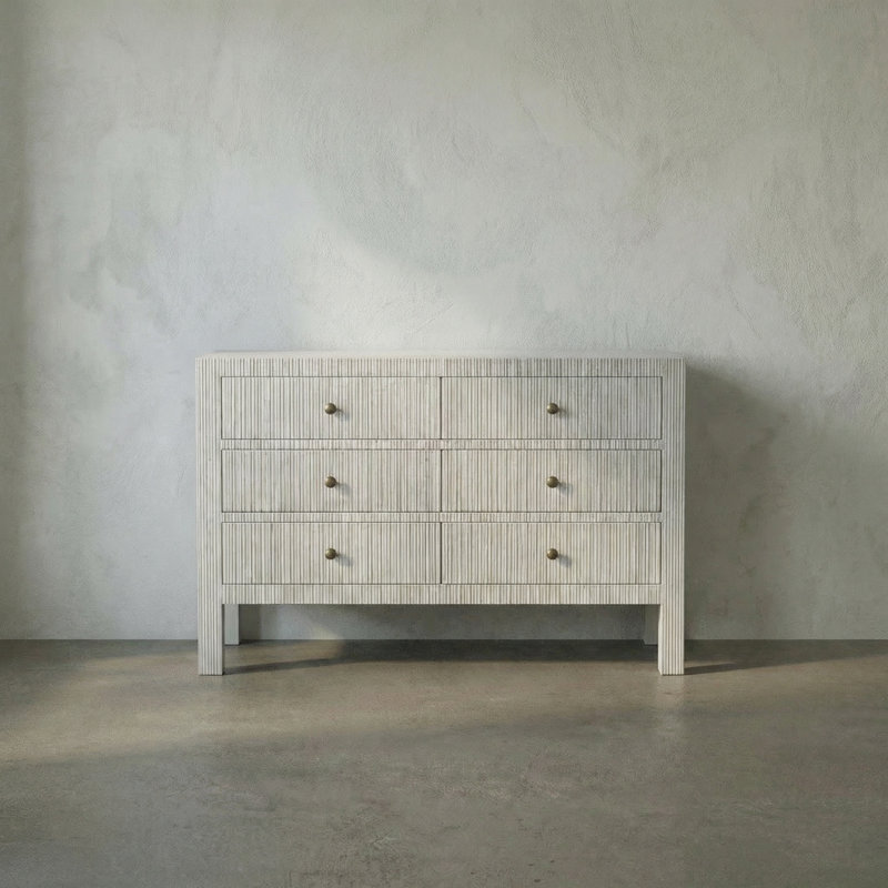 6 - Drawer Solid Wood Dresser
