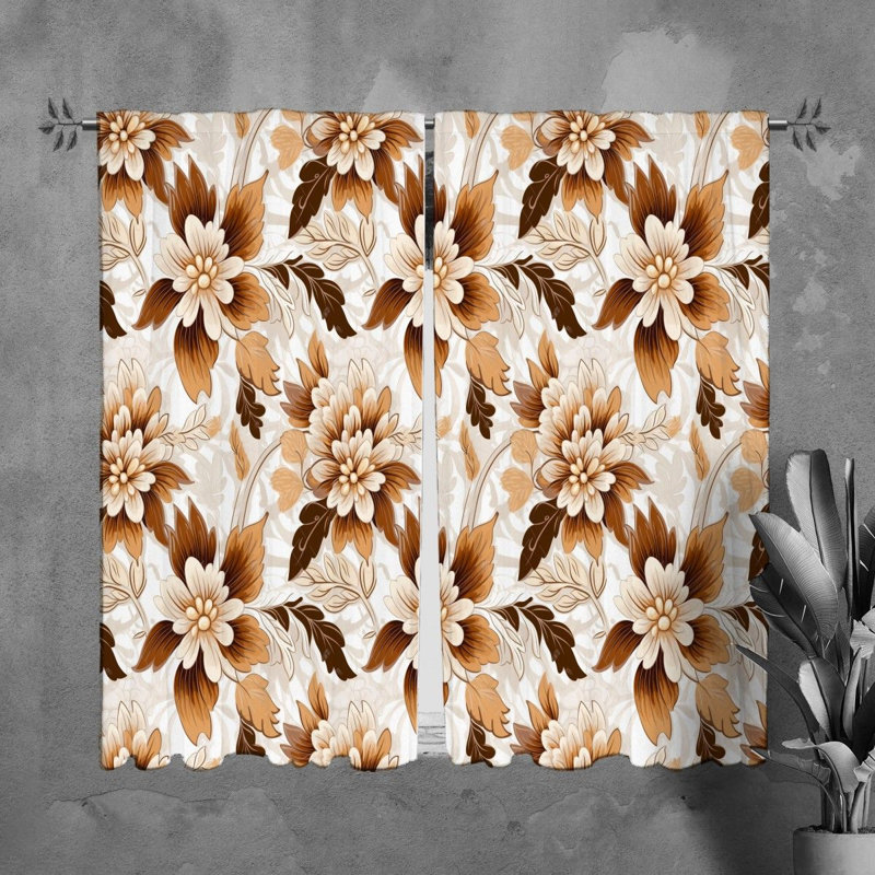 Paire de rideaux obscurcissant en polyester Nasly, L 40 po x L 82 po