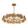 Abbott 5-Light Pendant in Distressed Gold by Breegan Jane