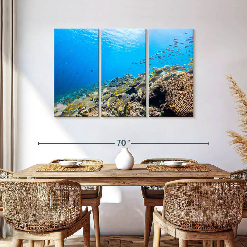 Aletra St. Lucia Ocean Life, H 36 po x l 57 po