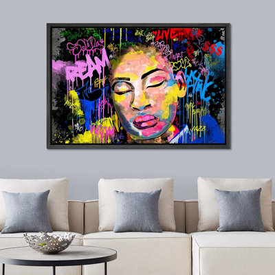 Multicolore sur fond noir, femmes afro-américaines, Lovel and Dream