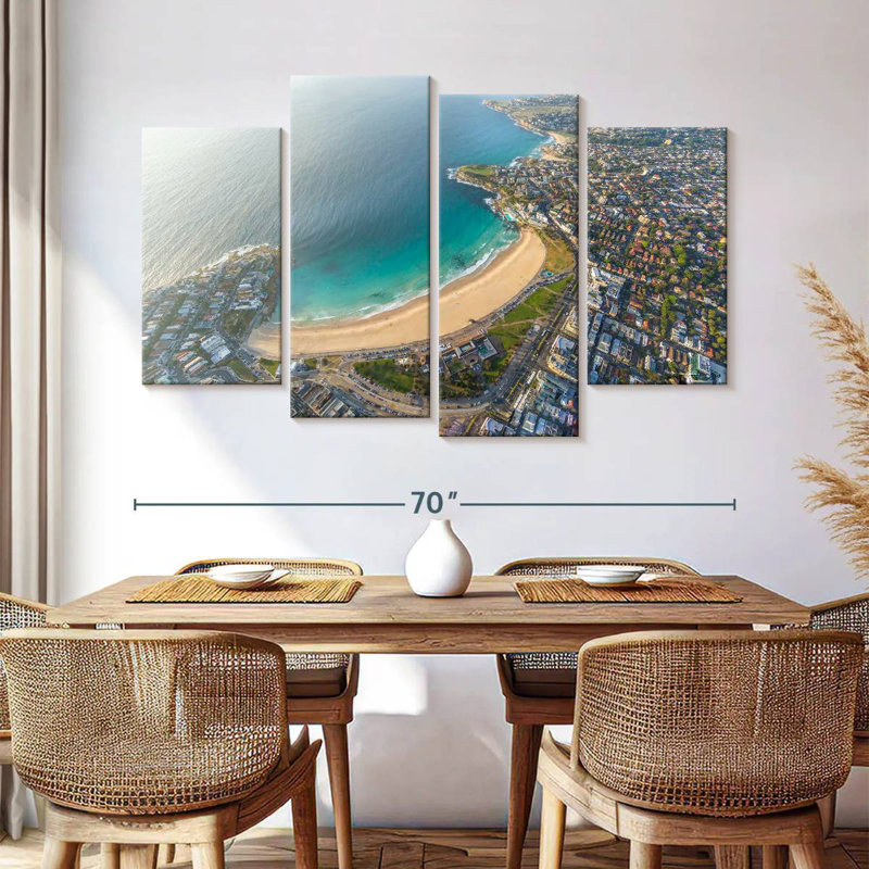 Nicci Bondi Beach Aerial View, 42" H x 68" W