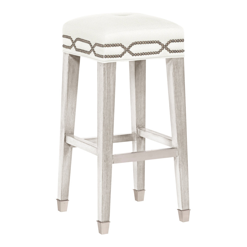 Tabouret de bar 16 po Simple Solutions, Peau de mouton Kempsey, Casa Blanca