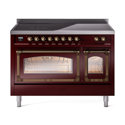 ILVE Nostalgie II Noblesse 48 in Induction Range, 6 Induction Elements (Glass Door)