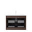 Meuble-lavabo 30 po avec lavabo, armoire de rangement murale en contreplaqué flottant avec 2 tiroirs en céramique, sans robinet, pré-assemblé