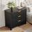 Oversized Nightstand with 3 Drawers