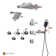 AquaRhapsody Thermostatic Complete Shower System with Rough in-Valve