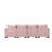 Chenille, high quality sponge filling, solid wood frame, oversized four-seater, U-shaped combination sofa-465682473