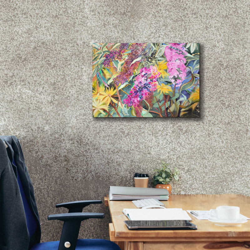 Sur toile, H 18 po x l 26 po x P 0,75 po