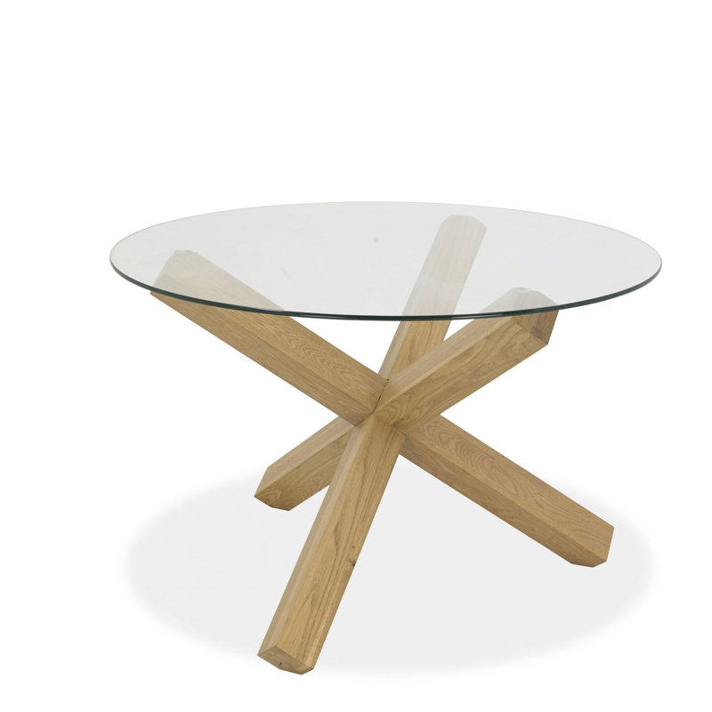 Bowenfels Round Glass Top Dining Table