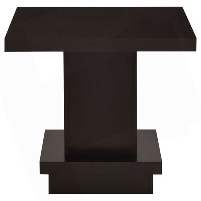 Table de bout à piédestal sur pied cappuccino mbala