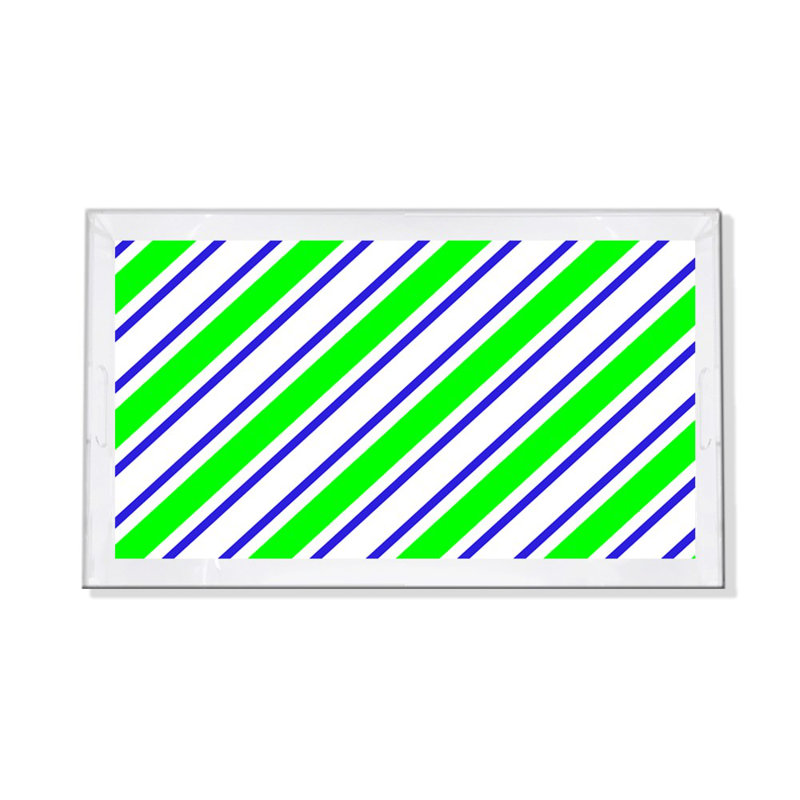 Plateau décoratif rectangulaire Candy, Limonade