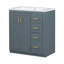 Meuble-lavabo simple avec comptoir Sevdie-994534005