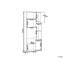 Danyell 175 cm H x 75 cm W Geometric Bookcase