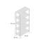 141cm H x 74cm W Steel Standard Bookcase