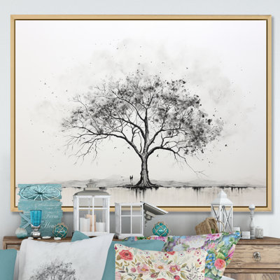 Arbre africain, minimalisme V, sur toile