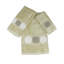 Ensemble de serviettes 3 pièces brodées Marina Luxury Home Decor Premium Luxury