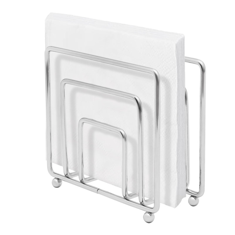 Porte-serviettes de table Clayhatchee, Argent