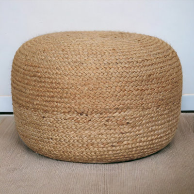 48cm Wide Round Pouffe Ottoman