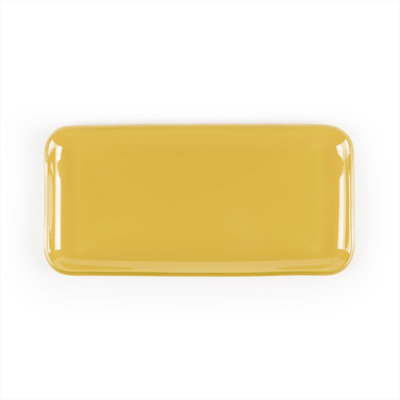 Glass Dinnerware 12.25" x 6" x h:1" Rectangular Glass Platter
