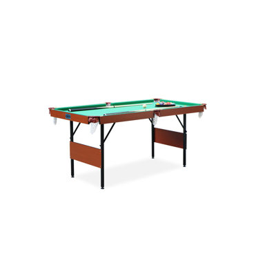RACK Crux 55-inch Folding Billiard/Pool Table, Green