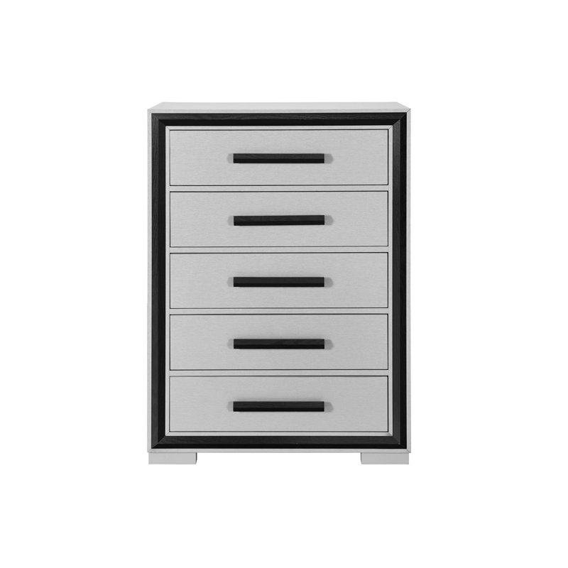 COFFRE ADELAIDE GRIS NOIR